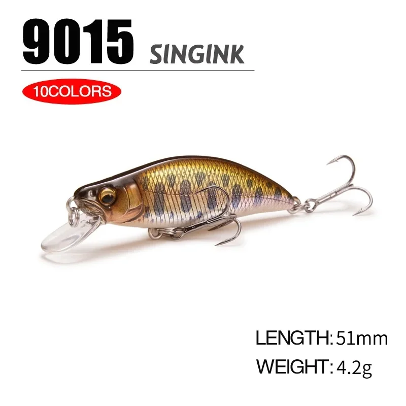 Fishing Lure Crankbait - 1Pc Japan Design 51Mm 4.2G Zinkende