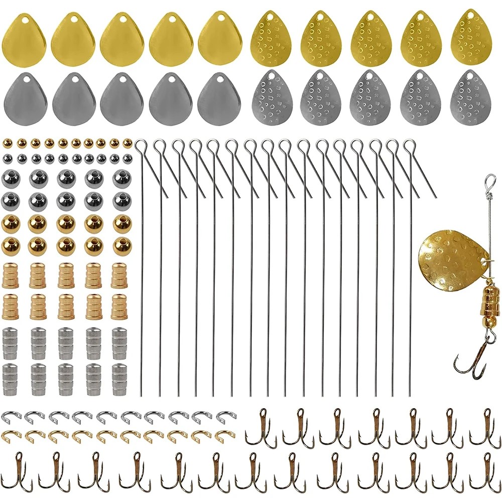 Fishing Lure Spoon - 140 Stuks Visaas Maken Kit Vissen