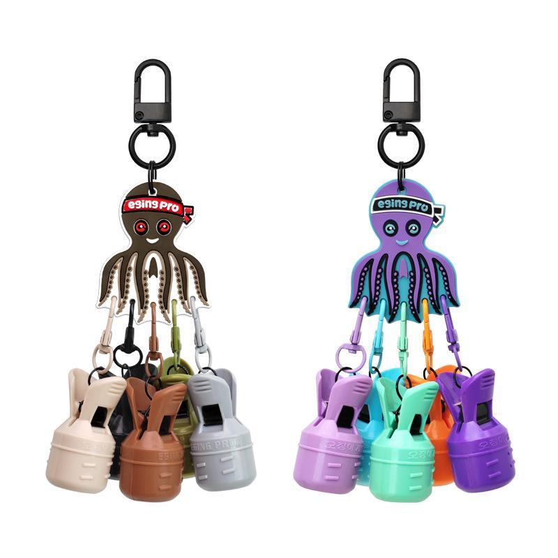 Fishing Lure Kit - 6 stuks/sets: praktische octopus- en inktvisjig