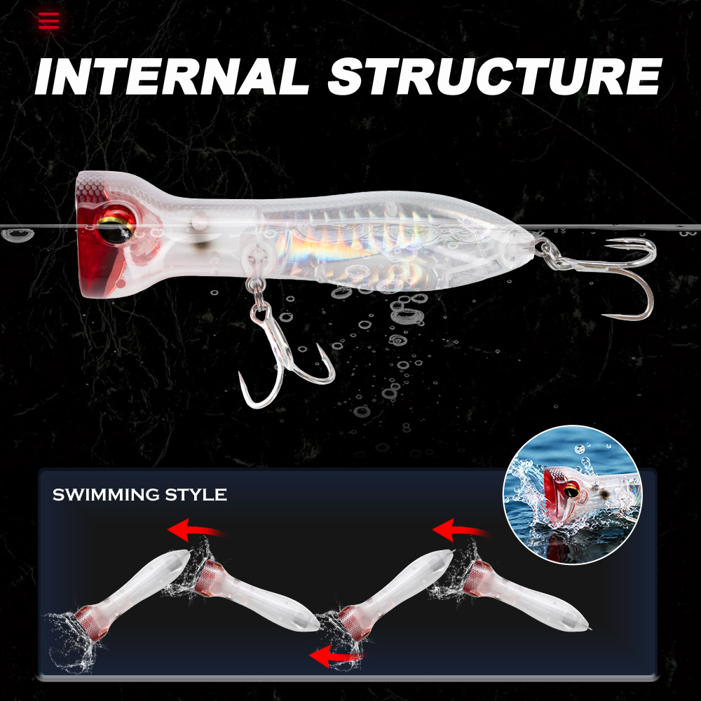 Hunthouse Topwater Drijvende P - Fishing Lure Popper recensie en prijs