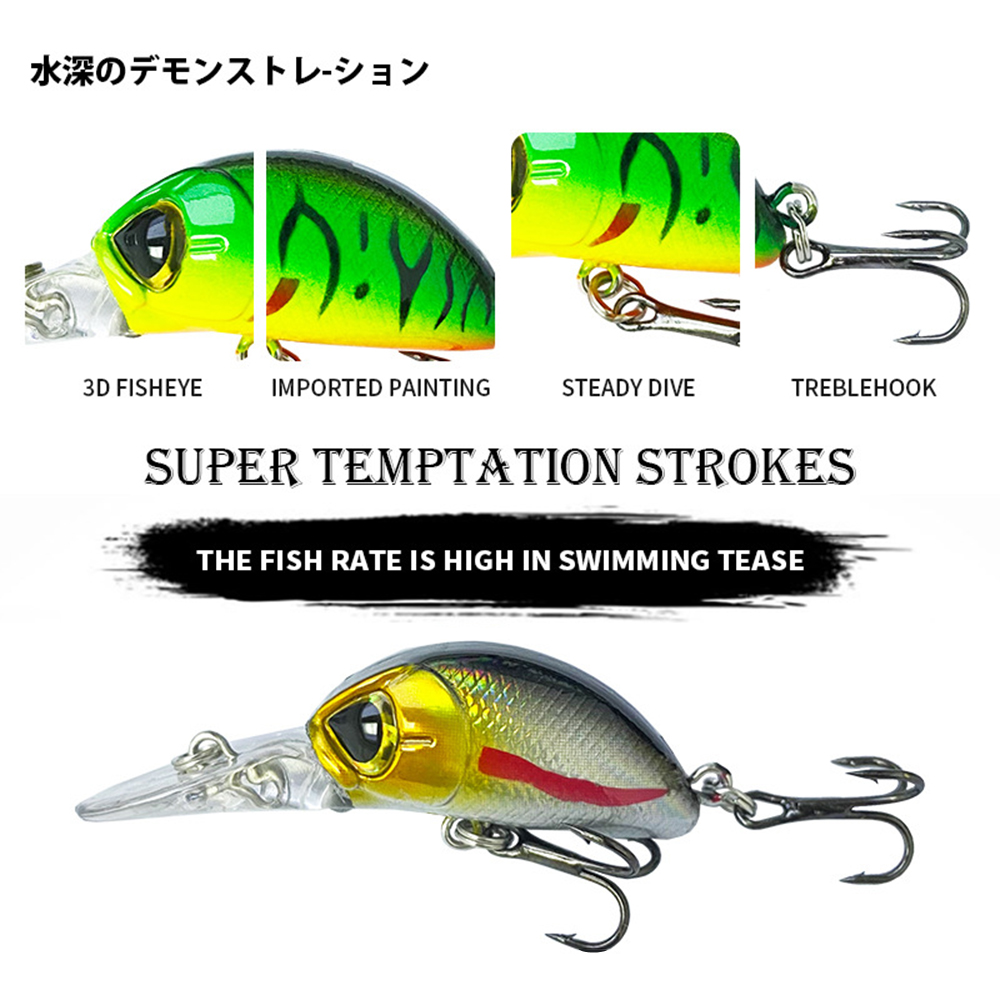 3.2 Cm 4.4G Vissen Lokt Zinken - Fishing Lure Jerkbait recensie en prijs